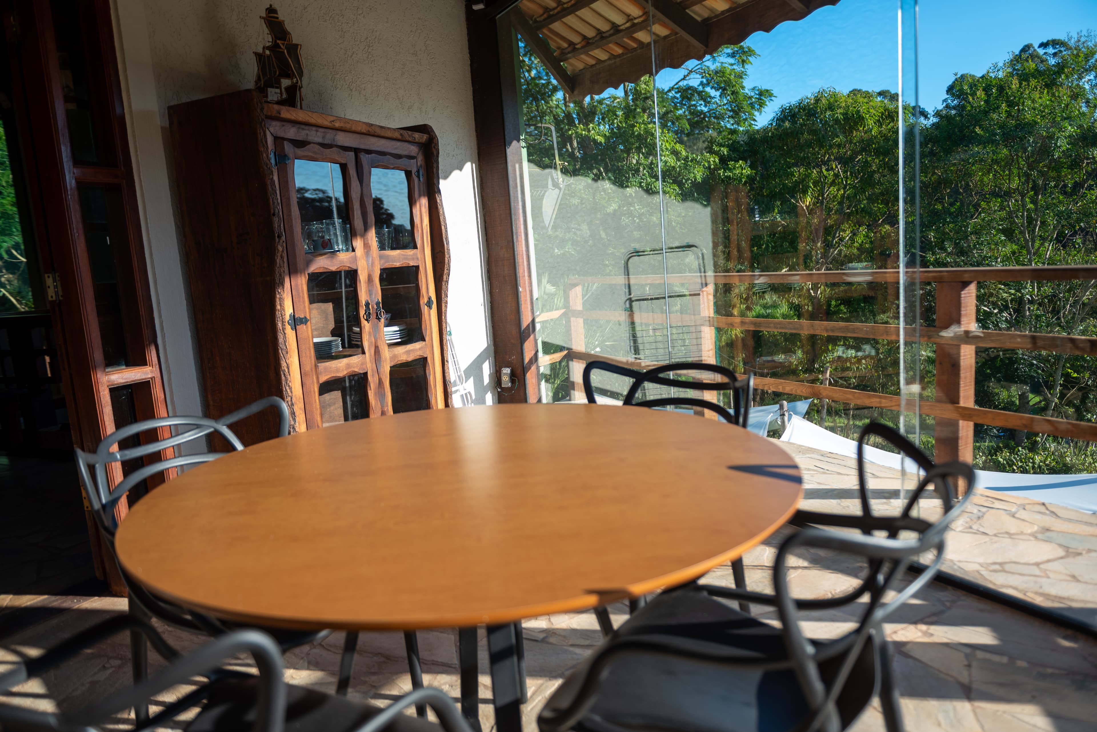 Sala e cozinha — Pousada Casa Camping — foto 3